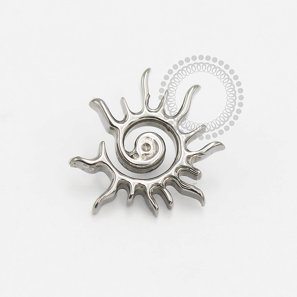 TN1881 Topo Sol Espiral Titânio ASTM F-136