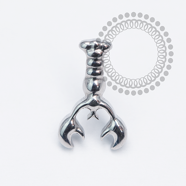 TN2050 Topo Lagosta Push Pin Titânio ASTM F136