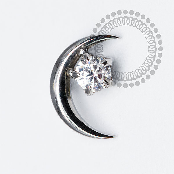 TN2090 Topo Lua  CZ Titânio ASTM F136