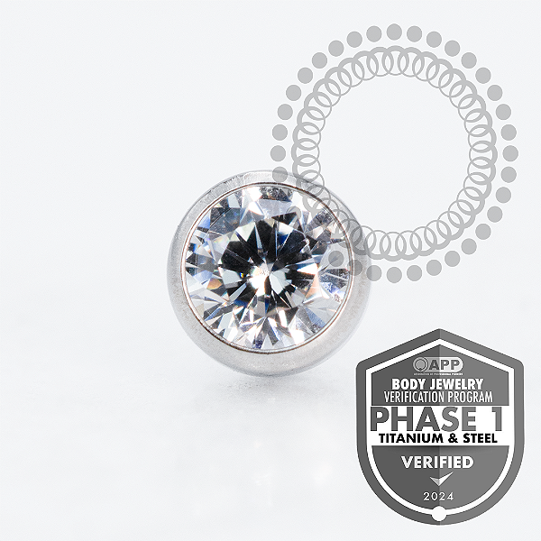 TT28 Topo Zirconia Flat Abaulado Rosca Titânio Mill®