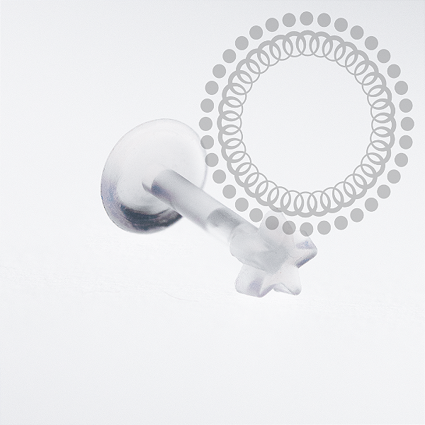 BF11 Labret Estrela Push Pin Silicone