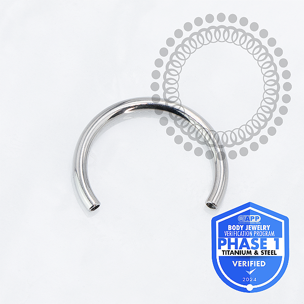 TT35 Barra Ferradura Rosca interna (S/ Esfera) Titânio Mill®