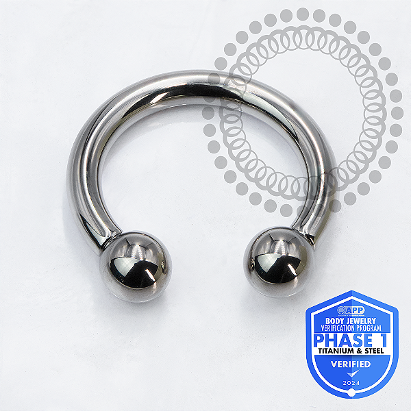 TT51 Ferradura  2.0mm Rosca Interna Titânio Mill®