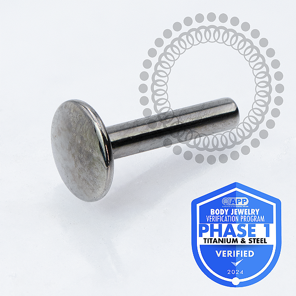 TT60 Haste Labret Rosca Interna Disco 5mm Titânio Mill®