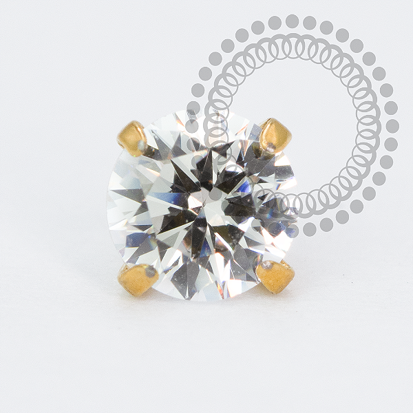 TN2125 Topo Zirconia Titânio PVD Gold
