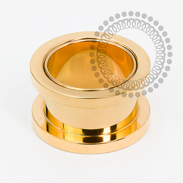 TN2160 Alargador 20mm Rosca Externa Titanio PVD Gold
