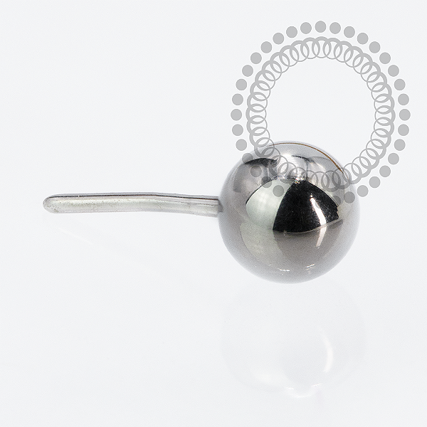 TN2181 Topo Esfera 3mm Push Pin Titânio ASTM F136