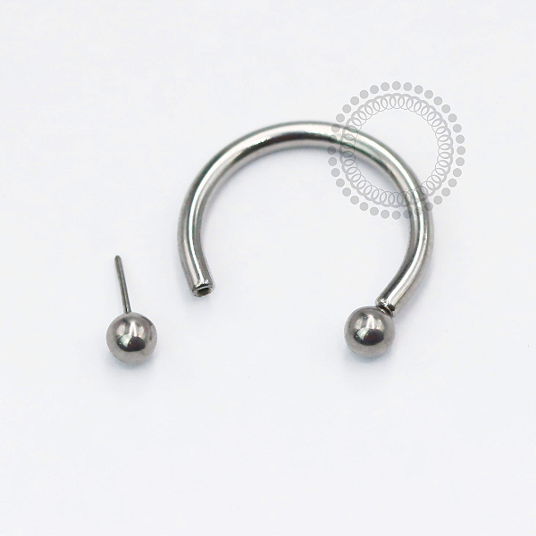 TT74 Ferradura Push Pin Esferas 2.5mm Titânio Mill ®