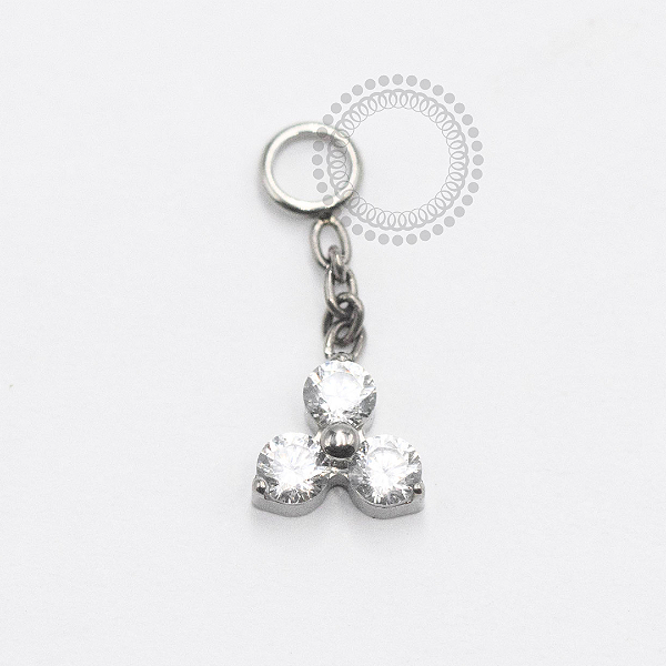 TN2397 Pingente Trinity  Titânio ASTM F136