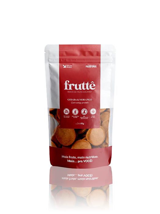 FRUTTÊ GOIABA & MORANGO Com whey protein 40g