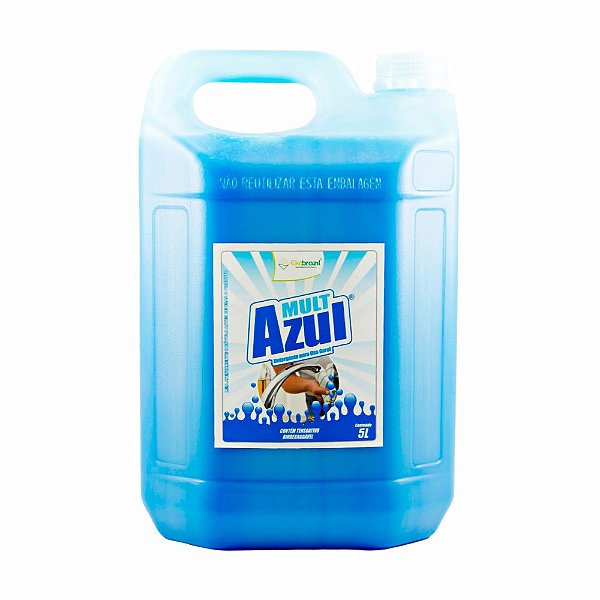 Detergente Multiuso Ecológico Concentrado Sem Fragância Mult Azul Ekobrazil 5l
