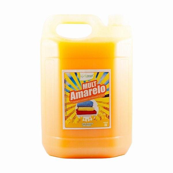Detergente Multiuso Ecológico Concentrado Mult Amarelo Ekobrazil 5l
