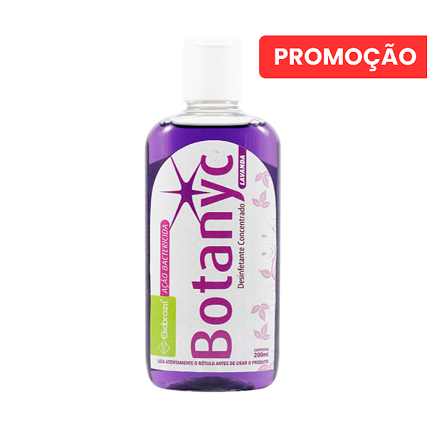 Desinfetante Bactericida Ecológico Concentrado Botanyc Lavanda Ekobrazil 200ml