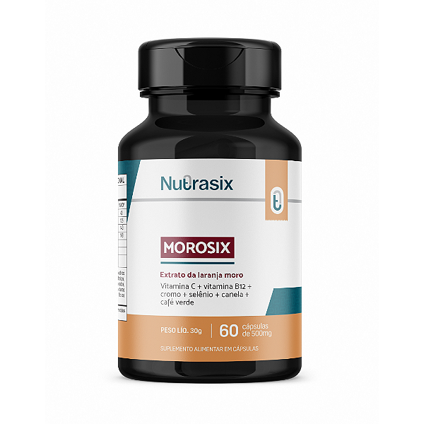 MOROSIX 60 CÁPSULAS - SUPLEMENTO ALIMENTAR PARA CONTROLE DE PESO