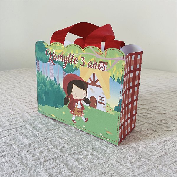 Sacola personalizada chapeuzinho vermelho