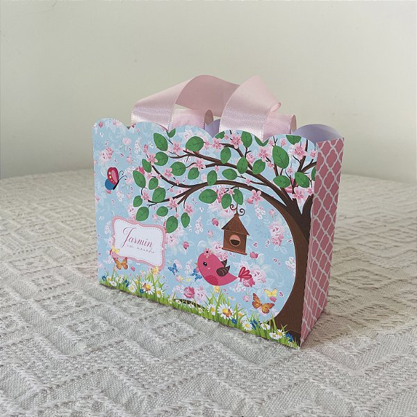 Sacola personalizada - jardim encantado