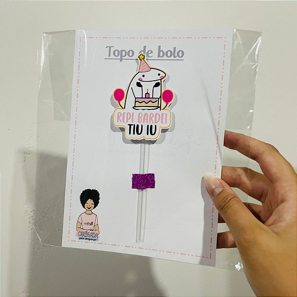 Topo de bolo Repi Bardei tiu iu