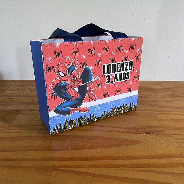 Sacola persolizada homem aranha