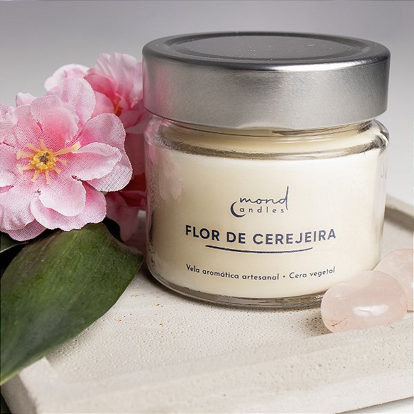 Vela 150g - Flor de Cerejeira