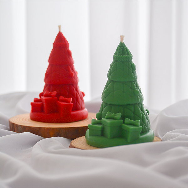 Vela Decorativa Pinheiro com Presentes – 70g