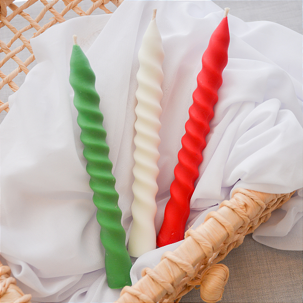 Vela Decorativa Espiral – 30g