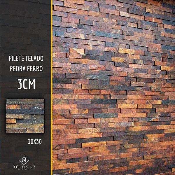 Pedra Ferro 3D - Piso de Pedra