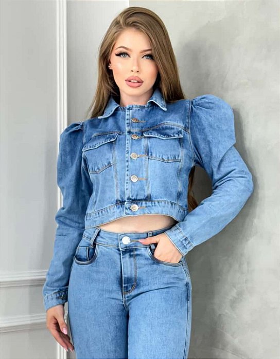Jaqueta Jeans Princesa