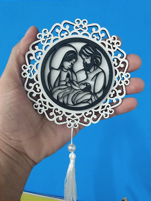 Enfeite de porta Lembrança Sagrada Família