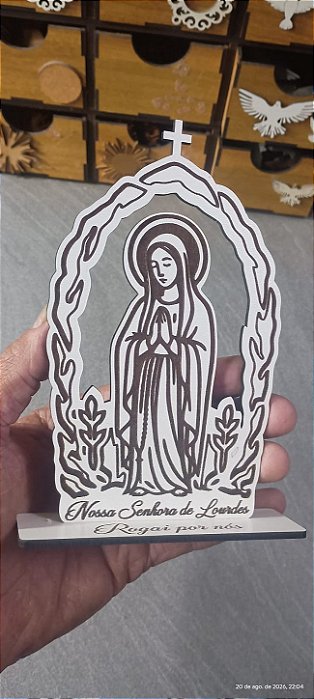 Lembrança / Enfeite N. Sra. Lourdes