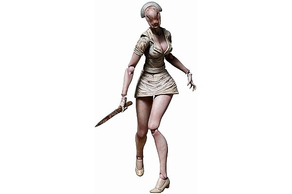 Boneco action figure Pyramid Head + Enfermeira coleção Silent Hill -  Impressão 3D