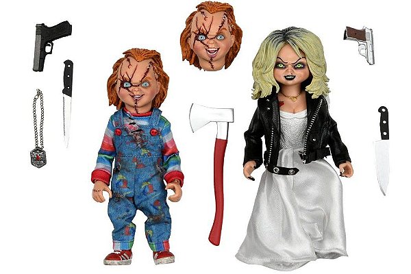 Chucky e Tiffany A Noiva de Chucky Neca Original
