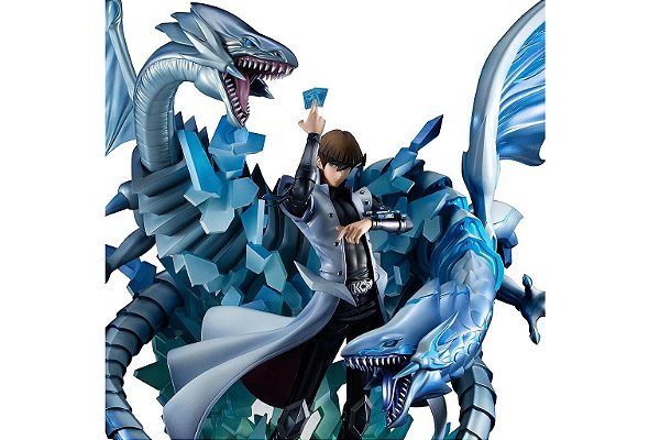 Seto Kaiba & Dragão Branco de Olhos Azuis Yu-Gi-Oh! O Lado Negro das Dimensões V.S. Series Megahouse Original