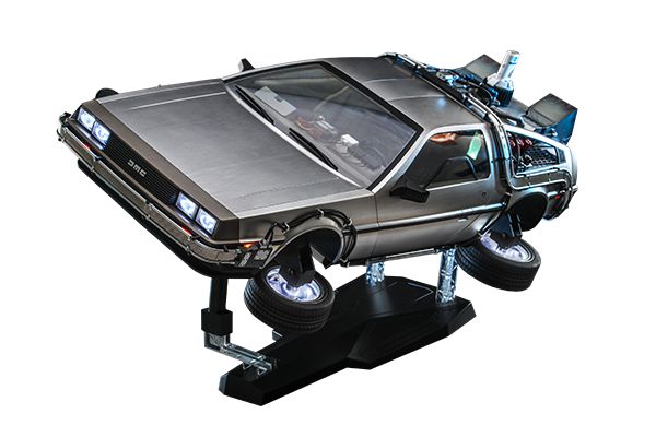 DeLorean Time Machine De volta para o futuro II Movie Masterpiece Series Hot Toys Original