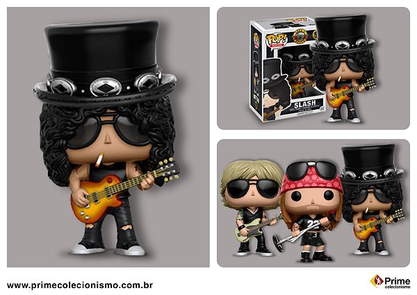 Slash Gun's N Roses Pop! Rocks Funko Original