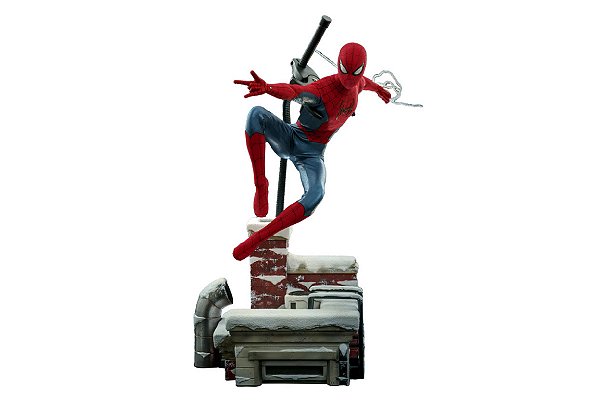 Homem Aranha New Red and Blue Suit Homem aranha Sem volta para casa Movie Masterpiece Series Hot Toys Original