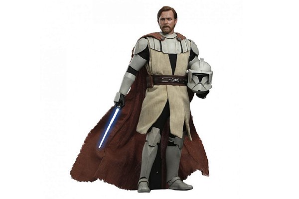 Obi-Wan Kenobi Star Wars A Guerra dos Clones Television Masterpiece Series Hot Toys Original