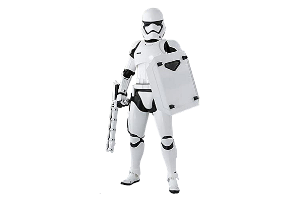 First Order Stormtrooper Shield and Baton set Star Wars Episódio VII O Despertar da Força S.H. Figuarts Bandai Original