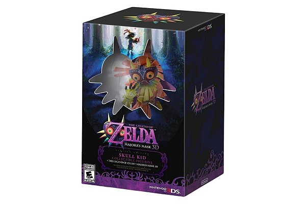 Jogo The legend of Zelda Majoras Mask 3DS Box Limited Edition Nintendo Original