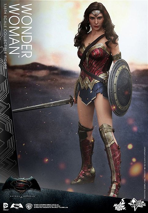 Mulher Maravilha Batman vs Superman DC Comics Movie Masterpiece Hot Toys Original