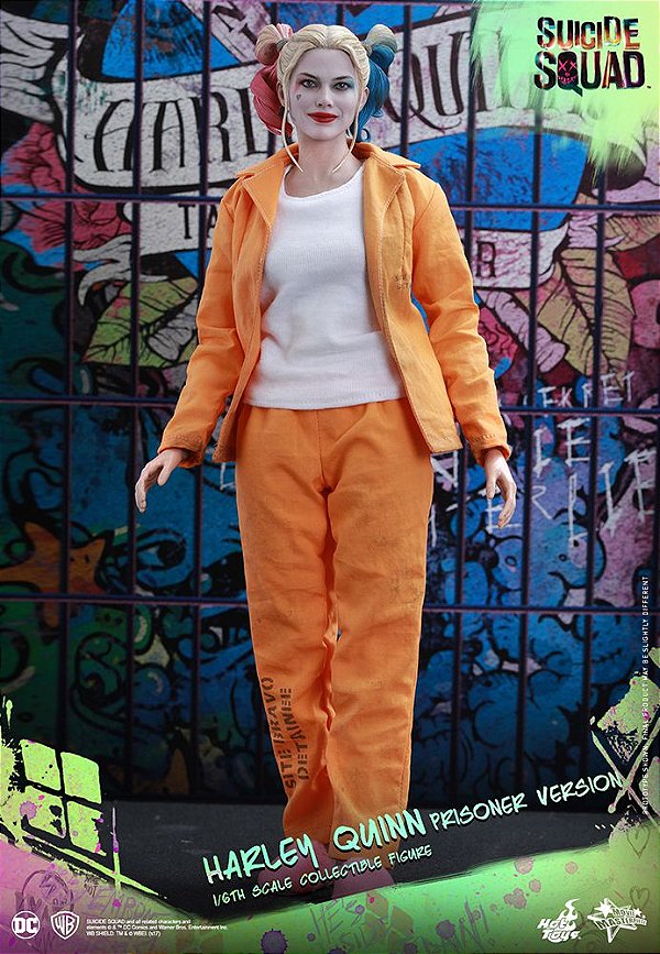 Harley Quinn Esquadrão Suicida Hot Toys Original Versão Prisoneira Original