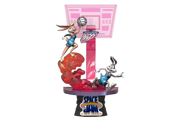 Pernalonga & Lola Bunny Space Jam Um Novo Legado Diorama Stage 72 Beast Kingdom Original
