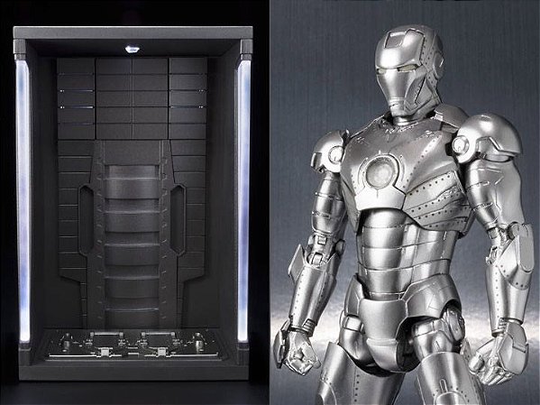 Homem de Ferro Mark II & Hall of Armor Set S.H. Figuarts Bandai Original