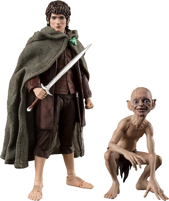 Frodo Baggins & Gollum The Lord of the Rings The Fellowship of the Ring S.H. Figuarts Bandai Original