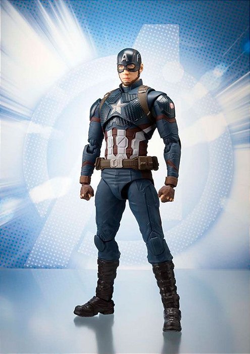 Capitão America Vingadores Ultimato S.H. Figuarts Bandai Original