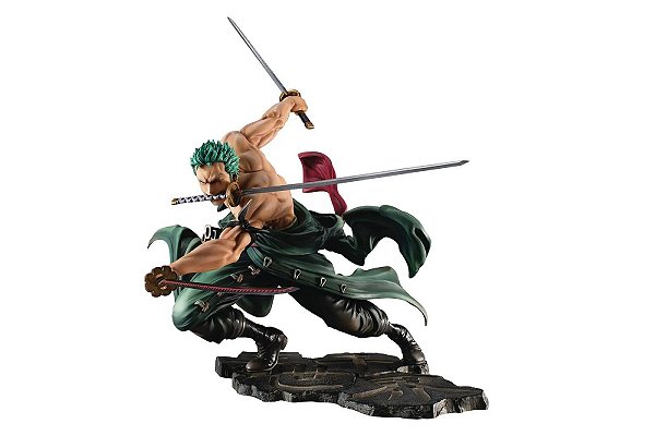 Roronoa Zoro Versão 3000 mundos One Piece Portrait of Pirates SA-Maximum Megahouse Original