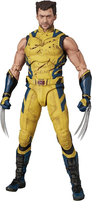 Wolverine Damage Marvel Studios Deadpool & Wolverine Mafex 291 Medicom Toy Original