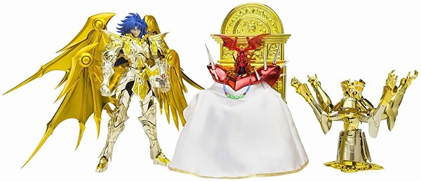 Saga de Gêmeos Saga Premium Set Cavaleiros do Zodiaco Saint Seiya Soul of Gold Bandai Cloth Myth EX Original