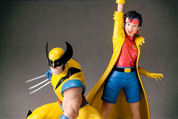 Wolverine e Jubileu Marvel Universe Artfx+ Easy Assembly Kit Kotobukiya Original