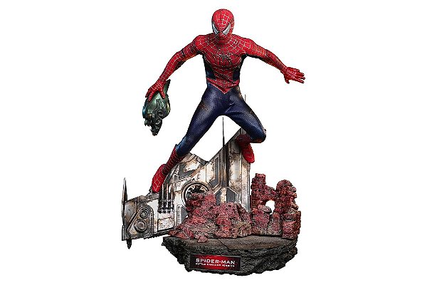 Spiderman Battle Damaged Movie Masterpiece Series Hot Toys Original