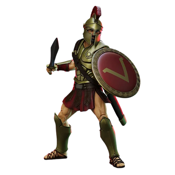 Spartan Warrior Pride of Sparta Epic Hacks Boss Fight Studio Original